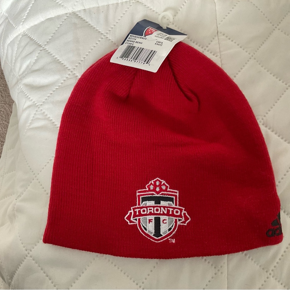 Adidas Red Toronto FC Knit Beanie Hat NWT